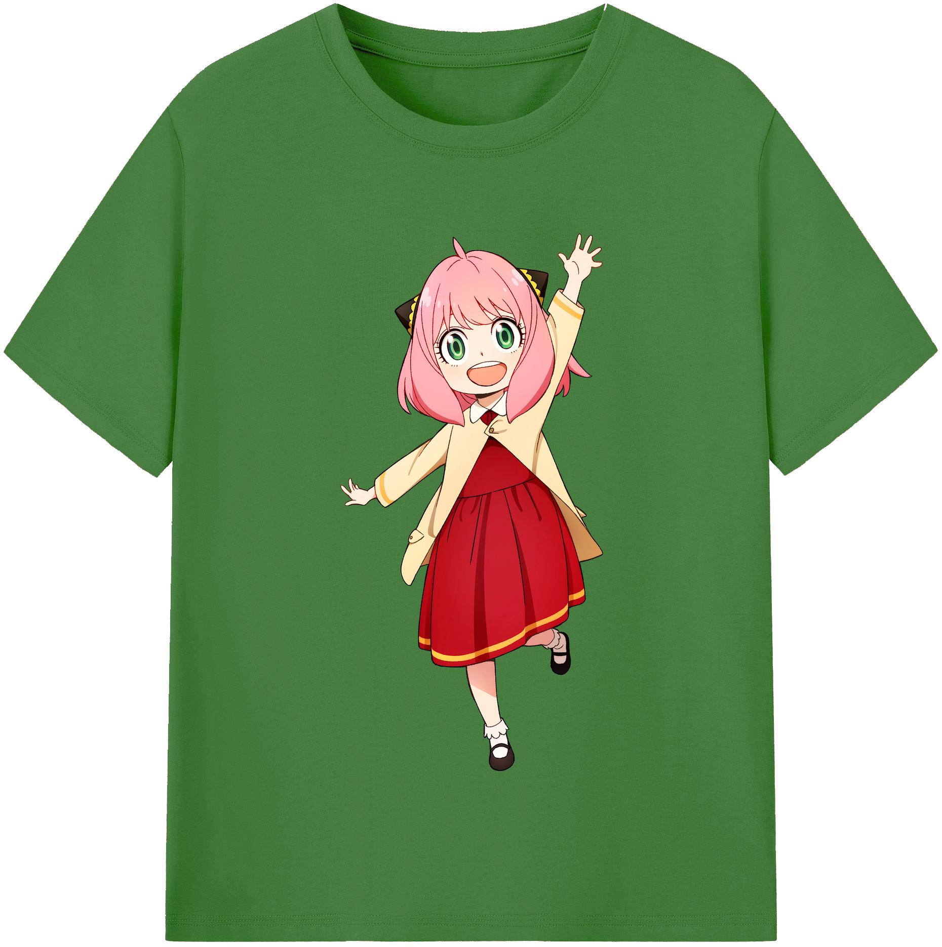 （画像用） SPY×FAMILY间谍家家酒 レディースカジュアルプリントTシャツ（綿100％）